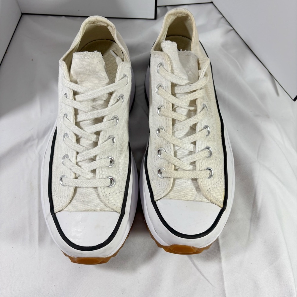Converse Cream Canvas Sneakers
